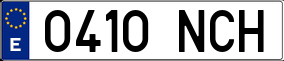 Truck License Plate